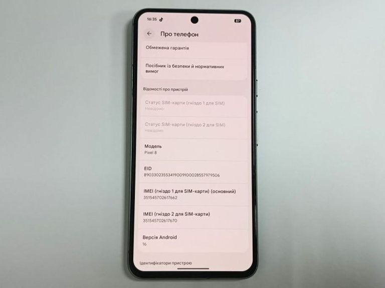 Оголошення Google pixel 8 8/128gb Б/У