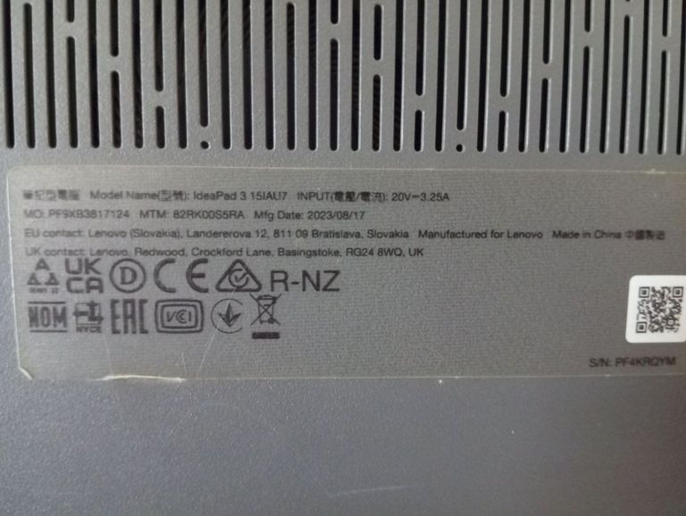 Объявление Lenovo ideapad 3 15iau7 Б/У