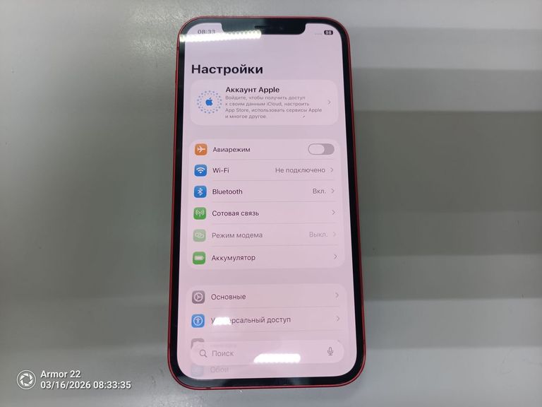 Оголошення Apple iPhone 12 128GB (PRODUCT)RED Б/У