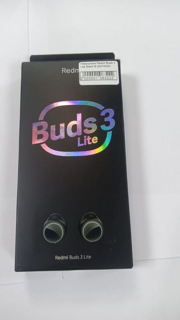 Розпродаж Redmi buds 3 lite black, продавець Техноскарб