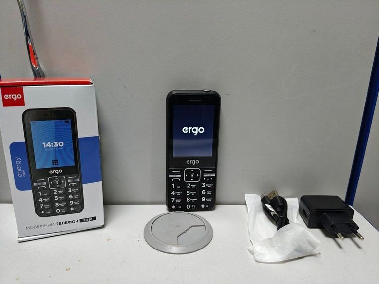 Дешево Ergo E281 Dual Sim Black з ломбарду