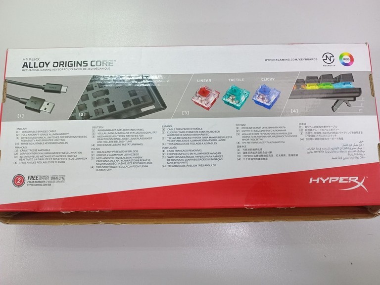 Hyperx alloy origins core pbt hx Код:01-200909341. Зображення 6