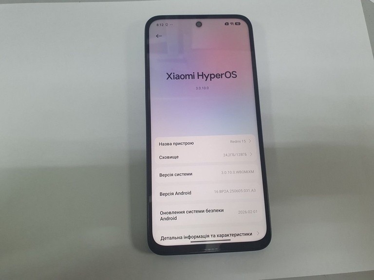Купити Xiaomi redmi 15 4g 6/128gb Б/У
