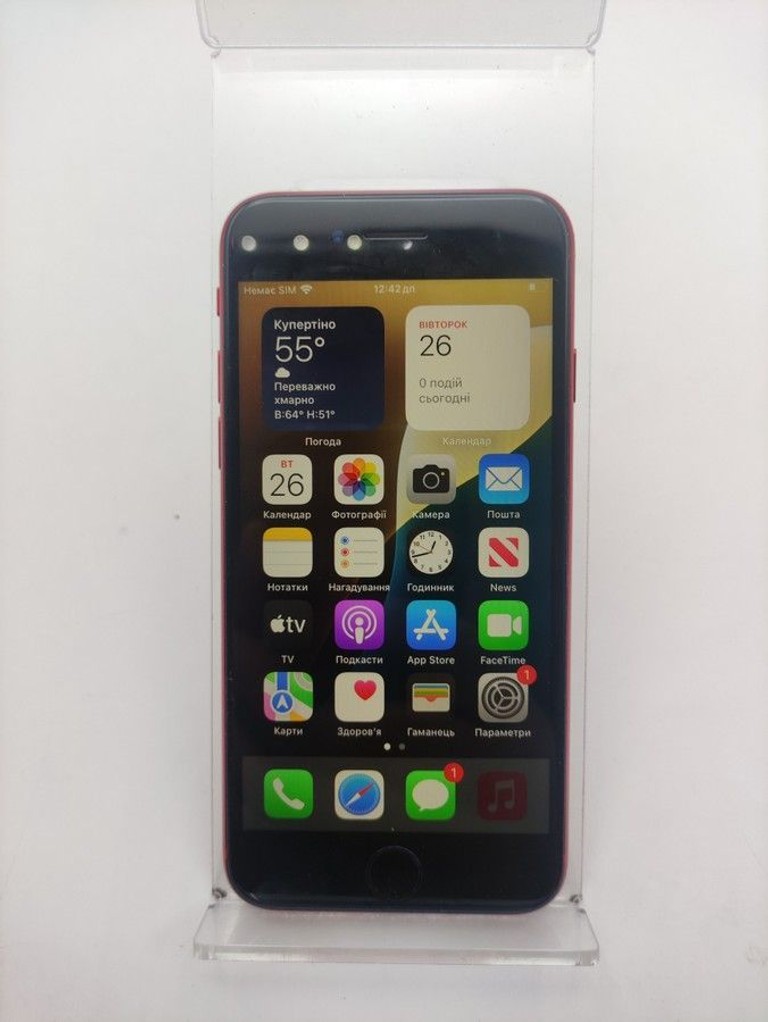 Купити Apple iPhone SE 2020 128GB Black Slim Box (MHGT3) Б/У