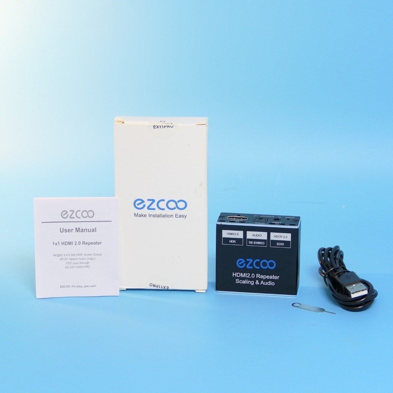 EZCOO 4K 60Hz з функцією Down-scaler та керуванням EDID. Код:null. Зображення 4