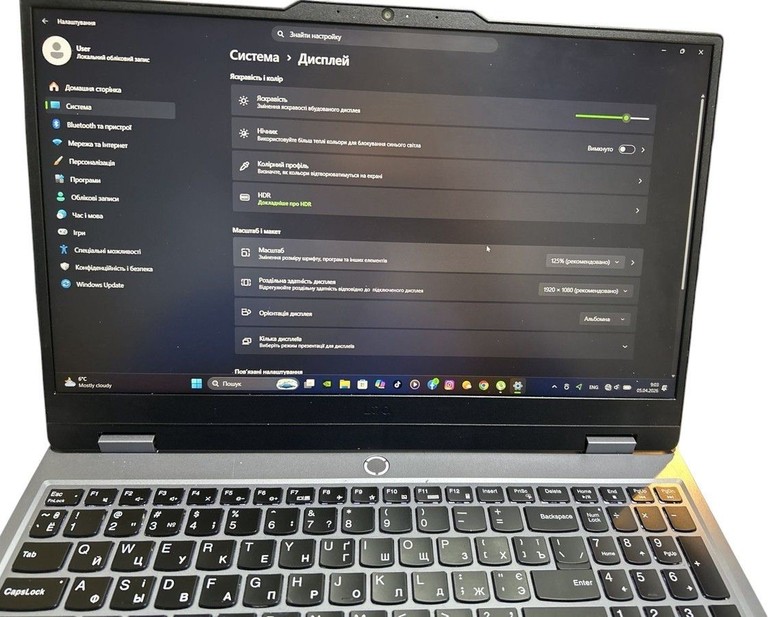 Купити Lenovo 15/core i5-12450hx ddr5/16gb ddr5/ssd 512 gb/geforce rtx2050 4gb Б/У
