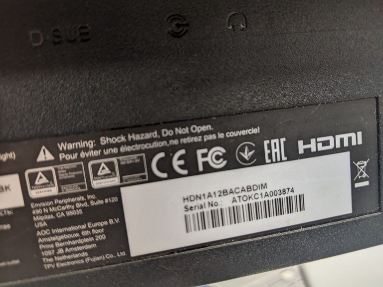 Aoc 24G2U5 Black Код:01-201007923. Зображення 8