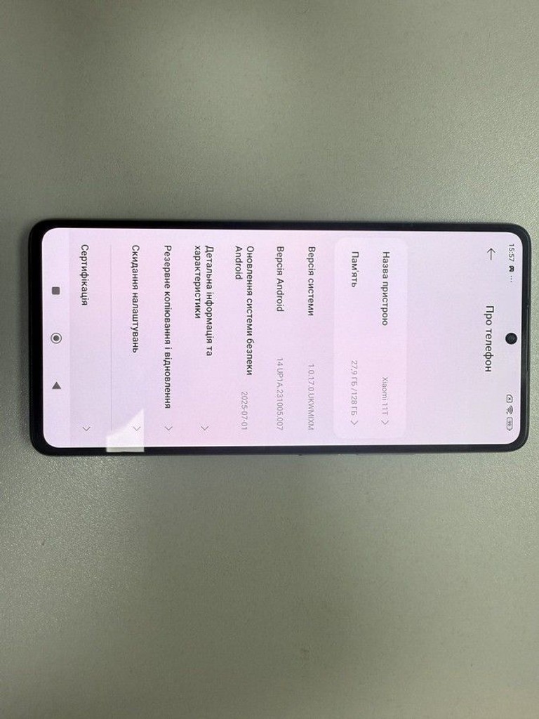 Оголошення Xiaomi 11t 8/128gb Б/У