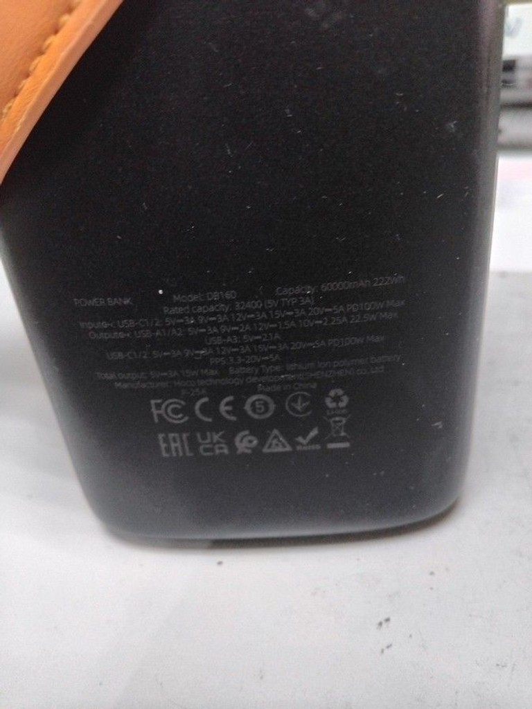 Hoco DB160 Astrum 60000mAh Black Код:01-201038795. Изображение 10