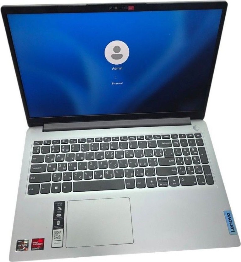 Купить Lenovo 15/ryzen 5 7520u ddr5/8gb ddr3/hdd *відсутній/ssd 512 gb/*інтегрована Б/У