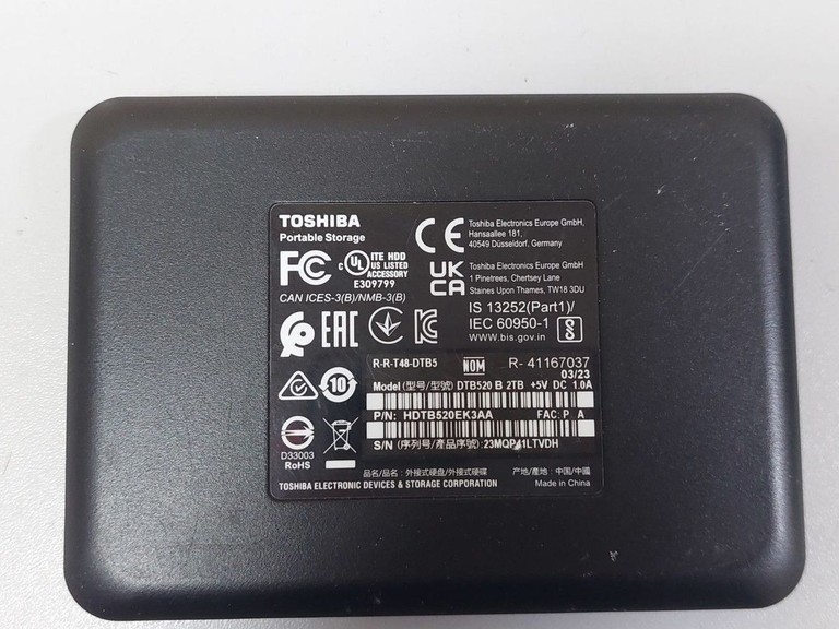Оголошення Toshiba canvio basics 2022 2 tb Б/У