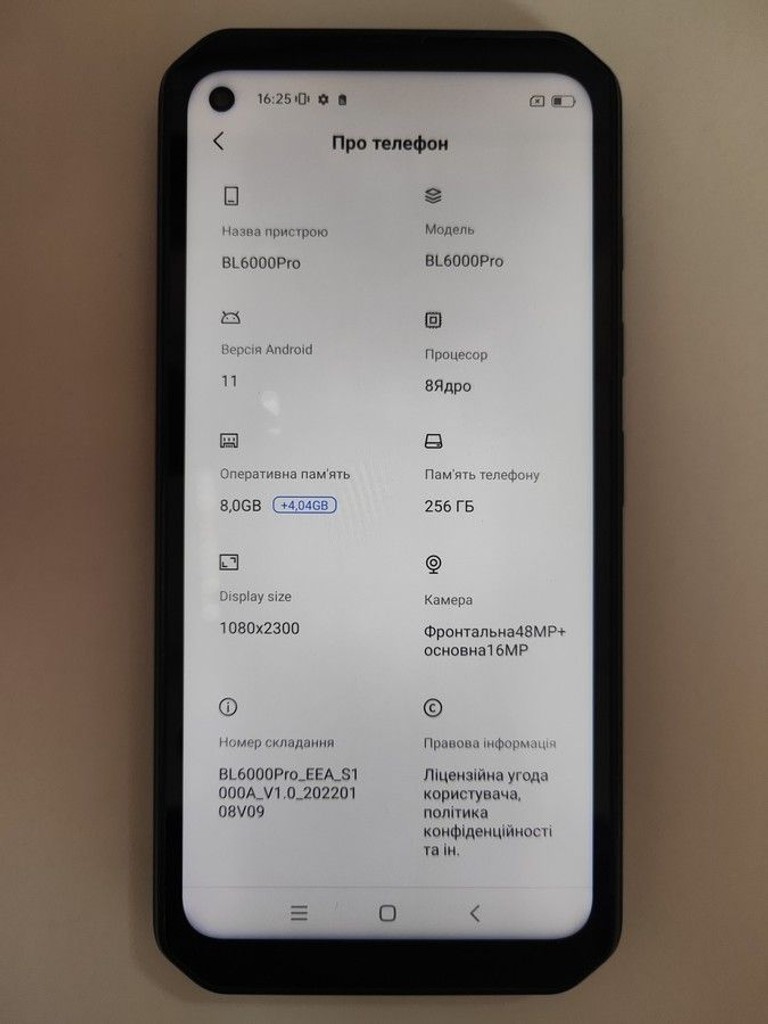 Купити Blackview BL6000 Pro 8/256GB Black Б/У