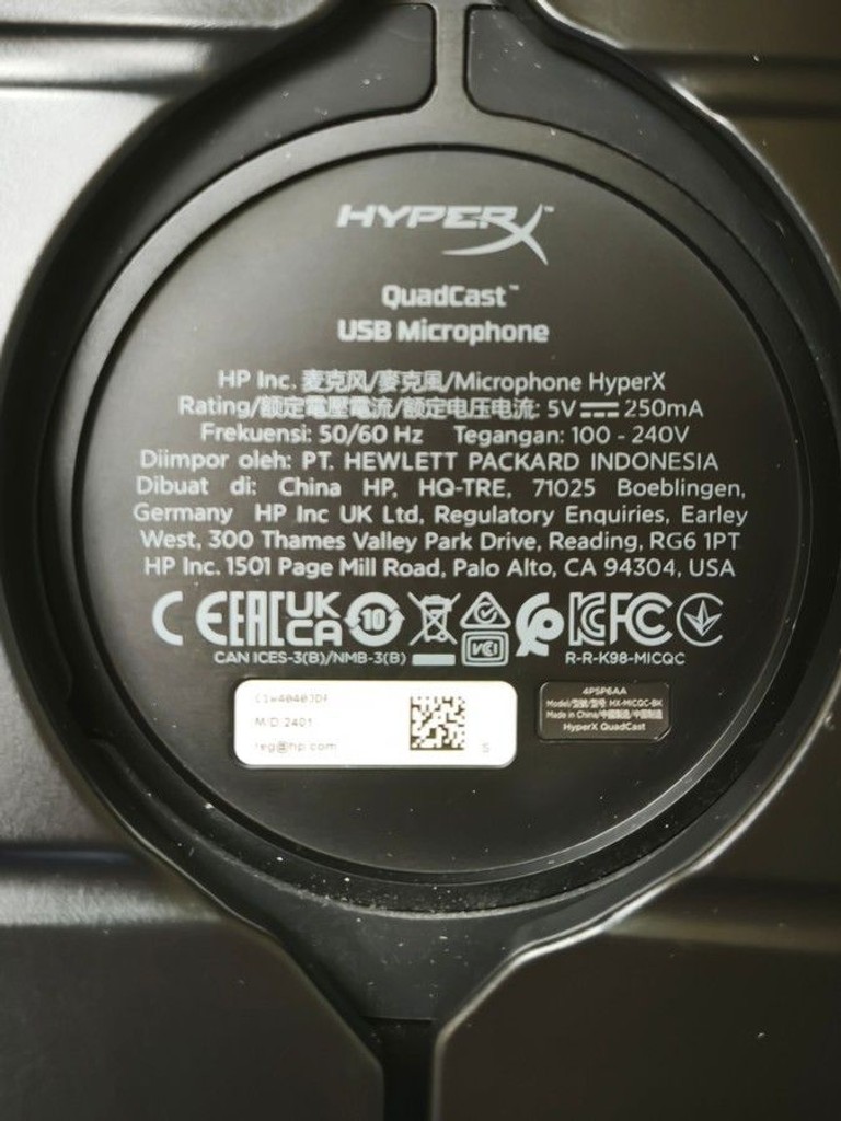 Hyperx quadcast Код:01-201147731. Зображення 6