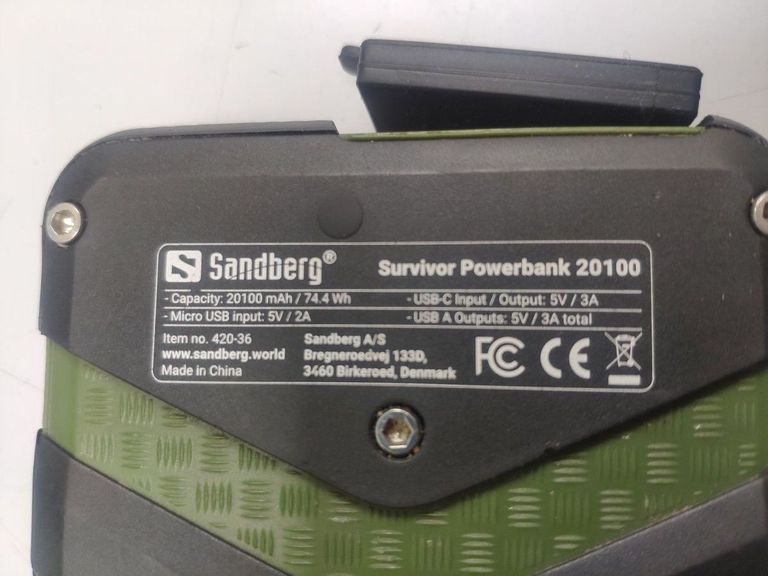 Объявление Sandberg survivor powerbank 20100mah Б/У