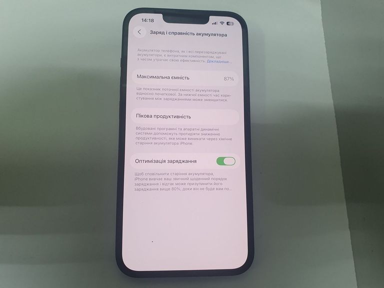 Оголошення Apple iPhone 13 128GB Blue (MLPK3) Б/У