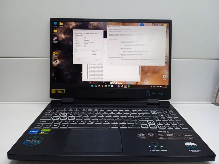 Купить Acer 16/core i5-12450h ddr5/16gb ddr5/hdd *відсутній/ssd 512 gb/geforce rtx4050 6gb Б/У