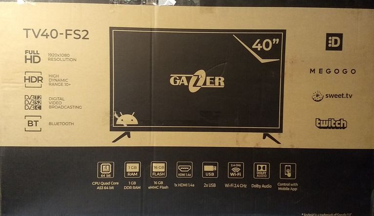 Gazer TV40-FS2G Smart FullHD Код:null. Изображение 5