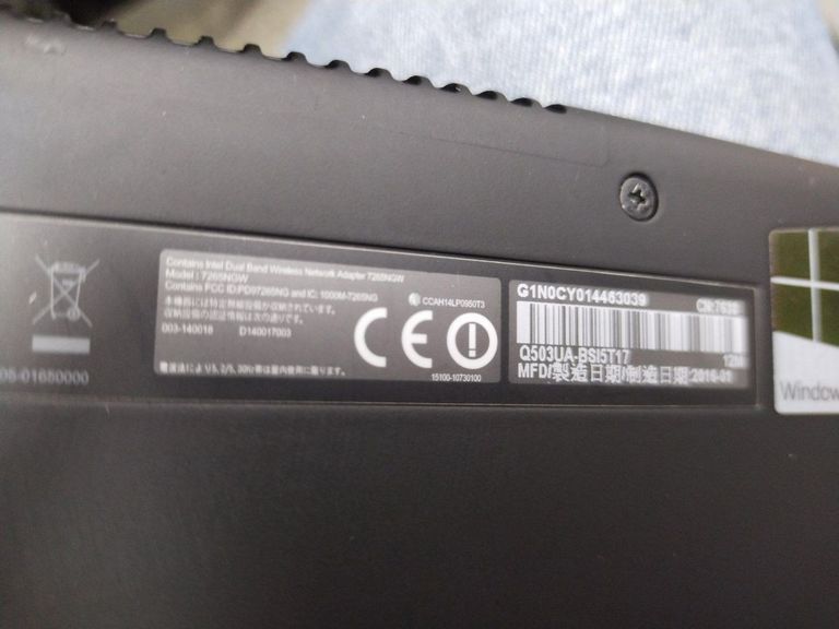 Asus 15/core i5 6200u ddr3/12gb ddr3/hdd *відсутній/ssd 256 gb/*інтегрована Код:01-200820386. Изображение 5