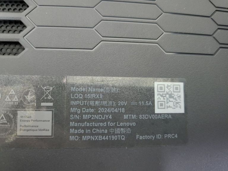 Lenovo 15/core i5-13450hx ddr5/16gb ddr5/hdd *відсутній/ssd 512 gb/geforce rtx4060 8gb Код:01-200840163. Зображення 10