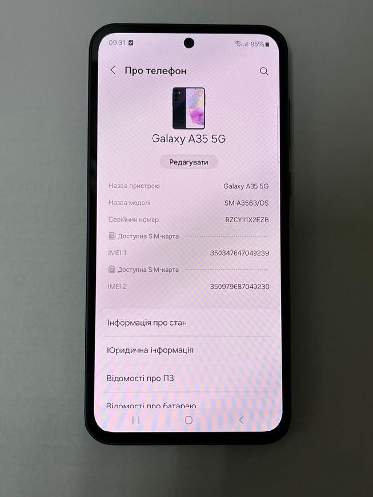 Розпродаж Samsung galaxy a35 5g 6/128gb, продавець Техноскарб