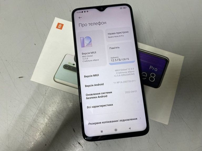 Объявление Xiaomi Redmi Note 8 Pro 6/128GB Blue Б/У