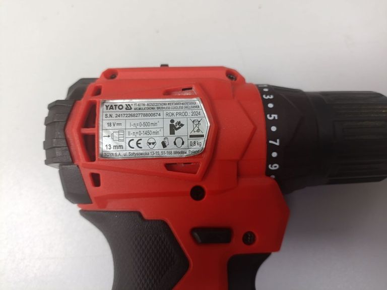 Оголошення Yato yt-827790 1акб 2ah зп Б/У