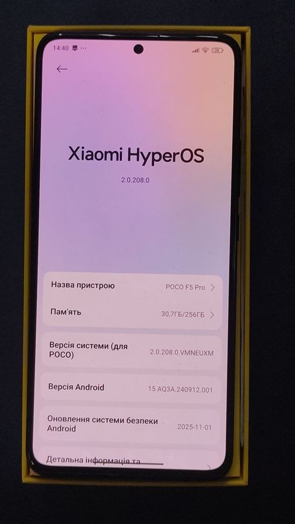 Дешево Xiaomi Poco F5 Pro 12/256GB Black з ломбарду