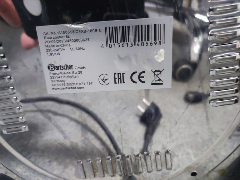 Bartscher cfxb138-195 Код:01-200897410. Зображення 6