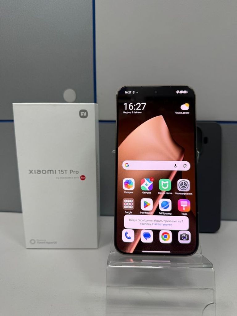 Оголошення Xiaomi 15T Pro 12/256GB Titan Gray Б/У