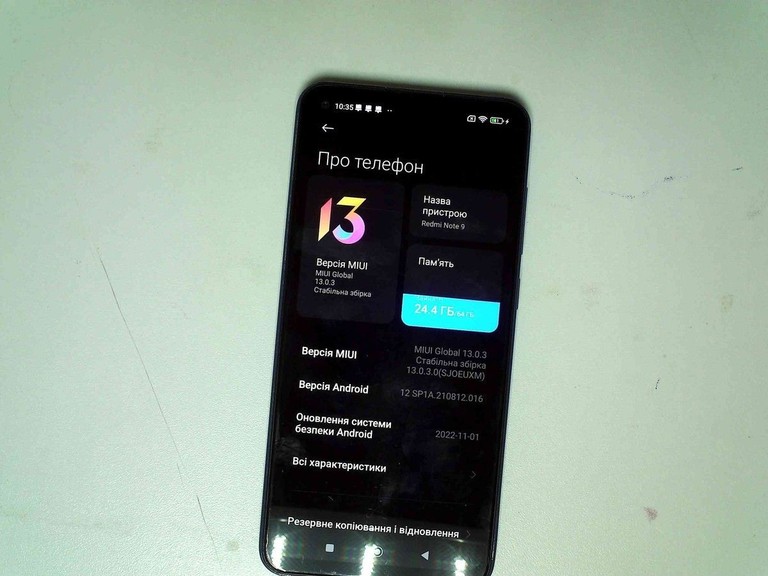 Купити Xiaomi redmi note 9 3/64gb Б/У
