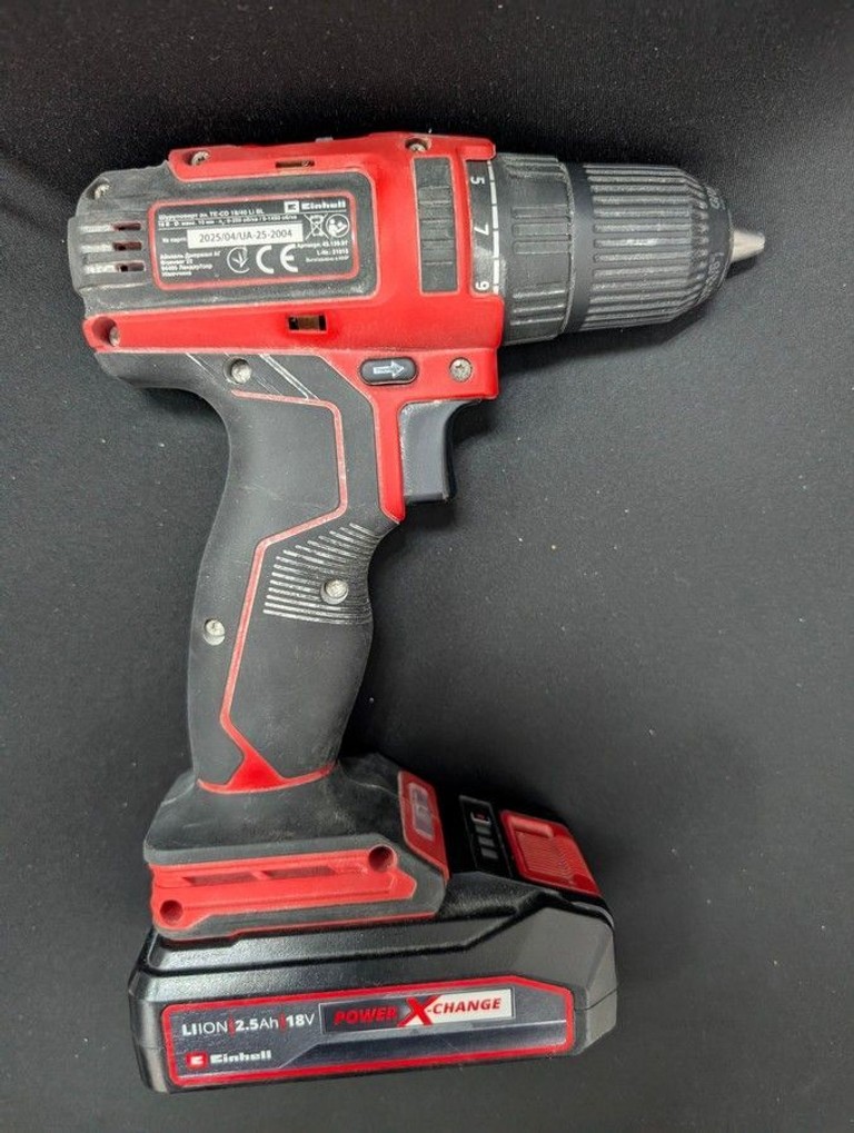 Оголошення Einhell te-cd 18/40 li bl 1акб 2,5ah + зп Б/У