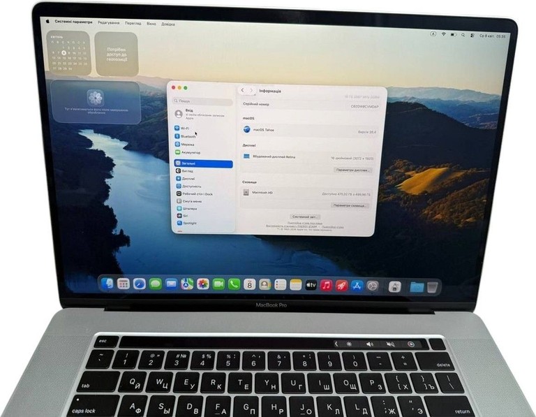 Оголошення Apple macbook pro 16" 2019 a2141 core i7 2,6ghz/ram 16gb/ssd 512gb/intel graphics 630 Б/У