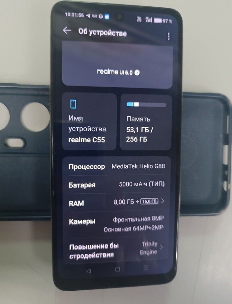 Купить Realme c55 8/256gb Б/У