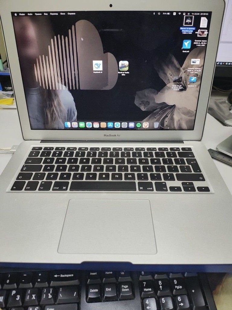 Купити Apple macbook air a1466 2017 13,3" core i5 1,8ghz/ram8gb/ssd128gb/intel hd graphics 6000 Б/У