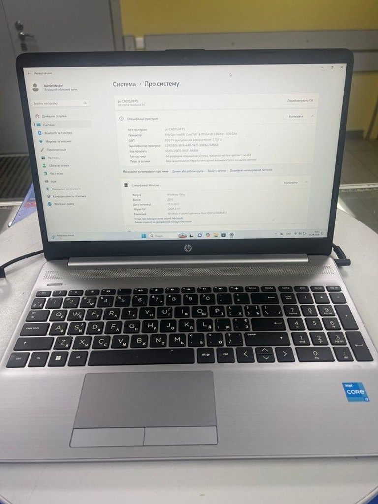 Купити Hp 15/core i3-1115g4 ddr4/8gb ddr4/hdd *відсутній/ssd 256 gb/*інтегрована Б/У