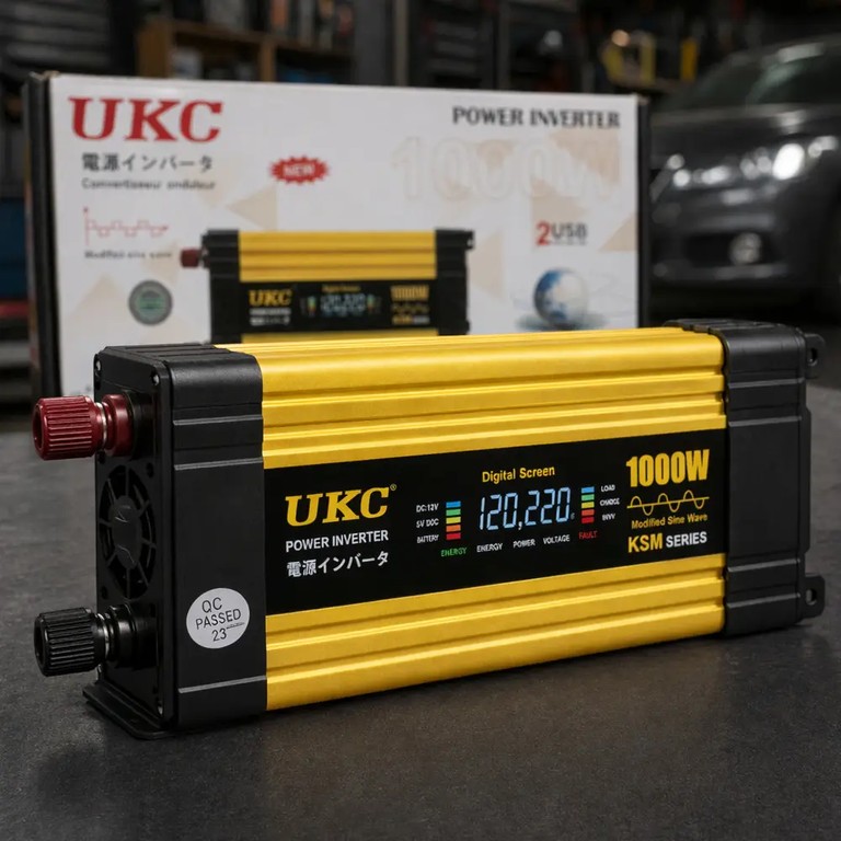 Купити Перетворювач автомобільний інвертор UKC AC/DC UPS 1300 Вт Б/У