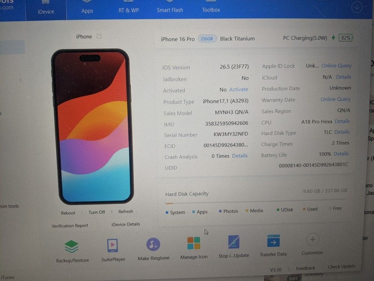 Купити Apple iphone 16 pro 256gb Б/У