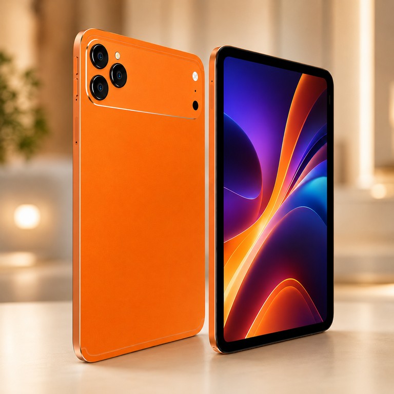 Планшет MEIJIAHUI 5G 7” 17 PRO I17 8000mAh 5Mp 8Mp Android 15 Помаранчевий Код:null. Зображення 4