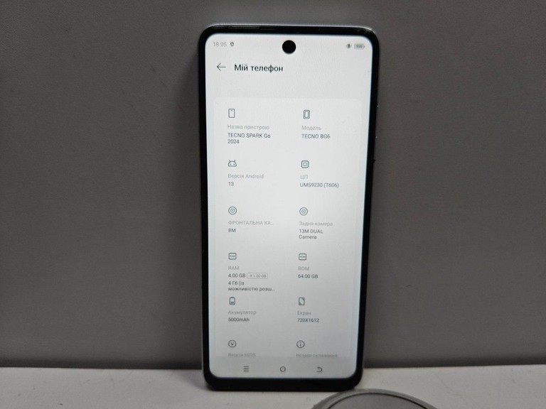 Дешево Tecno spark go 2024 4/64gb з ломбарду
