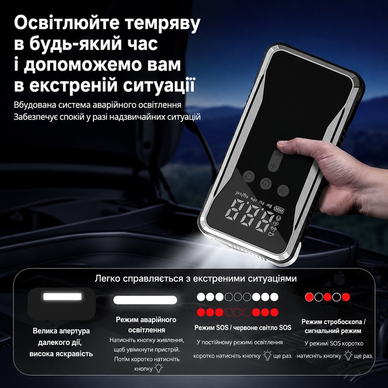 S3+ компресор, Power Bank Код:null. Зображення 4