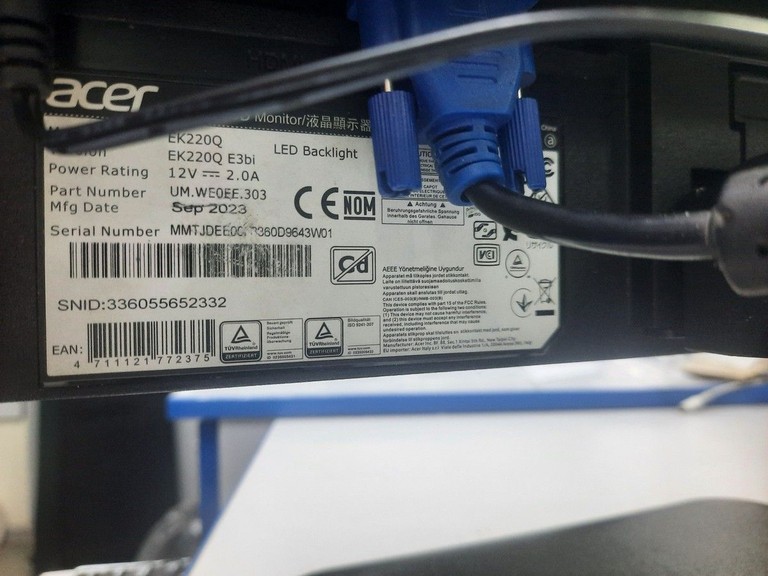 Объявление Acer ek220q Б/У