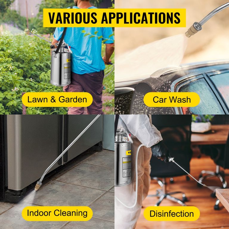 Садовий обприскувач для захисту рослин 6л VEVOR. Новий.  Код:null. Зображення 8