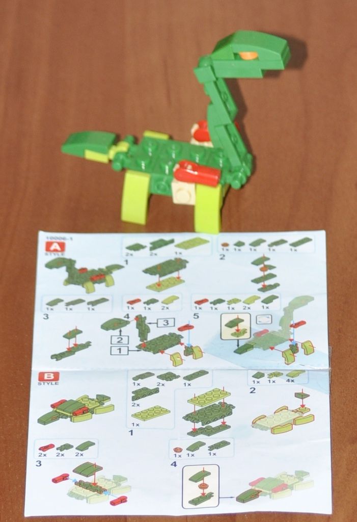 Конструктор типу LEGO динозари 6в 1 Код:null. Зображення 5