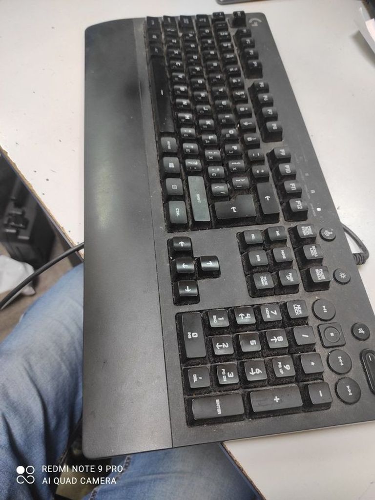 Оголошення Logitech g213 prodigy rgb gaming keyboard Б/У