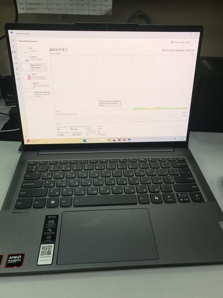 Объявление Lenovo 15/ryzen 7 8845hs ddr5/32gb ddr5/hdd *відсутній/ssd 1000 gb/*інтегрована Б/У