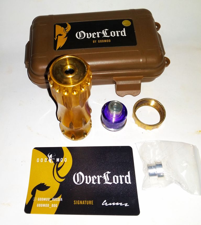 Объявление OverLord Wotofo Recurve RDA. Sony (LiitoKala) VTC 5A 2600 mAh 35A Б/У