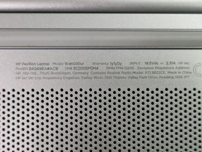 Купить Hp 15/ryzen 3 4300u ddr4/8gb ddr4/hdd *відсутній/ssd 512 gb/*інтегрована Б/У