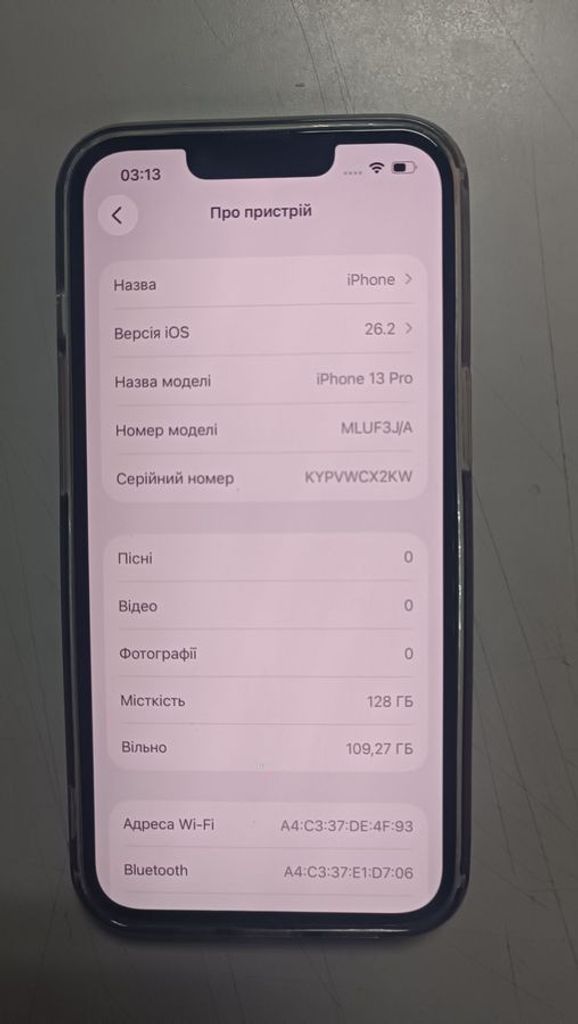 Оголошення Apple iphone 13 pro max 128gb Б/У