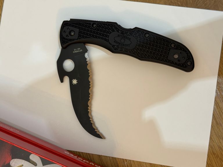 Объявление Spyderco Matriarch 2 Emerson Open serr FRN, black (C12SBBK2W) Б/У