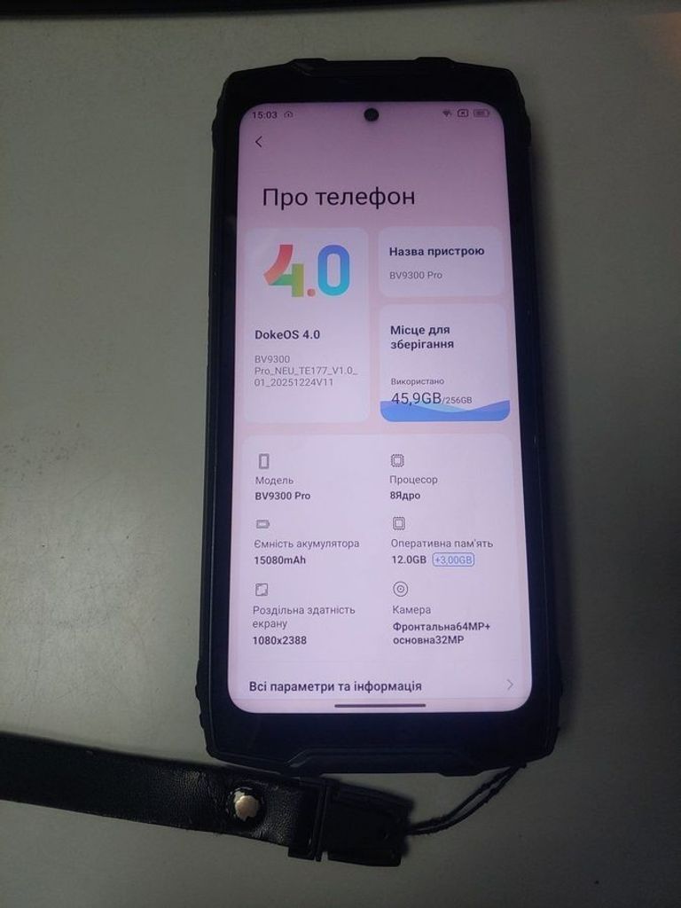 Дешиво Blackview BV9300 Pro 12/256GB Black с ломбарда